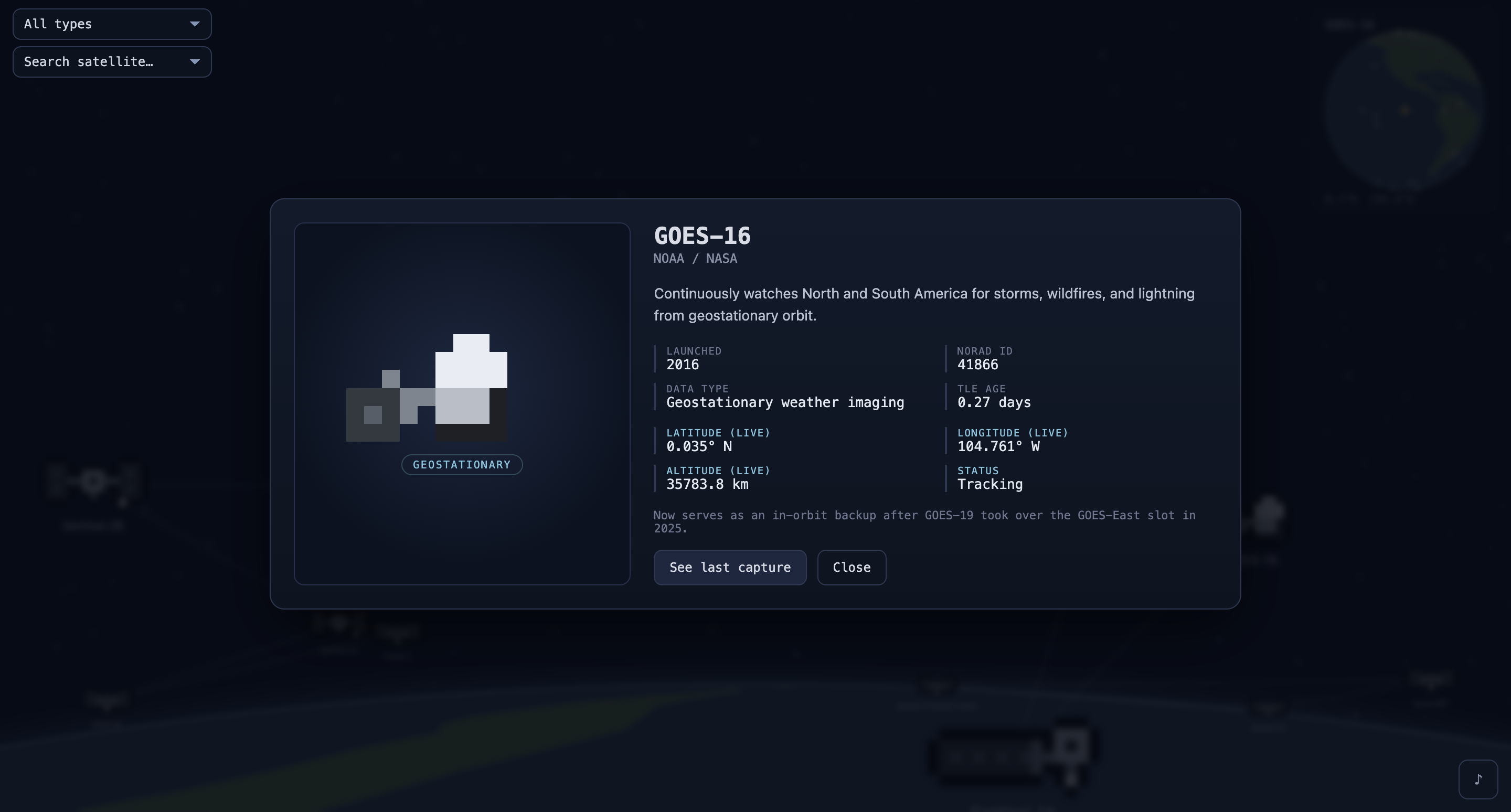 My_Satellite satellite index